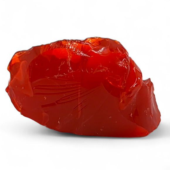 Amberina and Ruby Swirl Slag Art Glass Cullet #4S45 - Picture 3 of 7